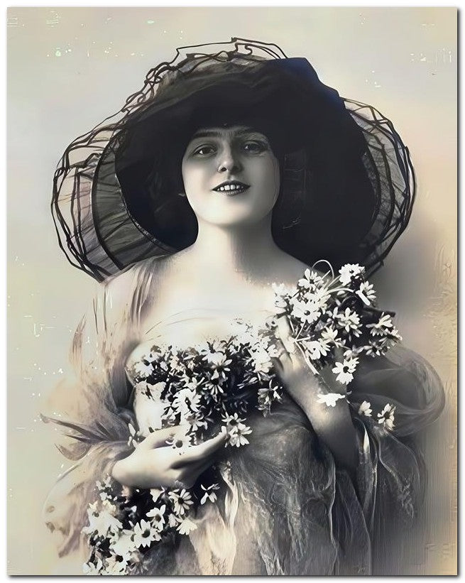 French Belle Epoque Fashion 1910 Lace Hat 5 8x10 Photo Print 23052502229
