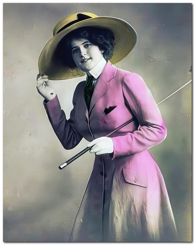 French Belle Epoque Fashion 1910 Lady Whip 8x10 Photo Print 23052502273