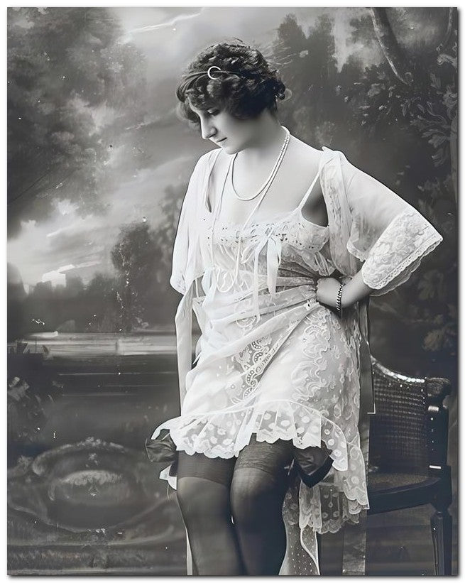 French Belle Epoque Fashion 1910 Lingerie 1 8x10 Photo Print 23052502302