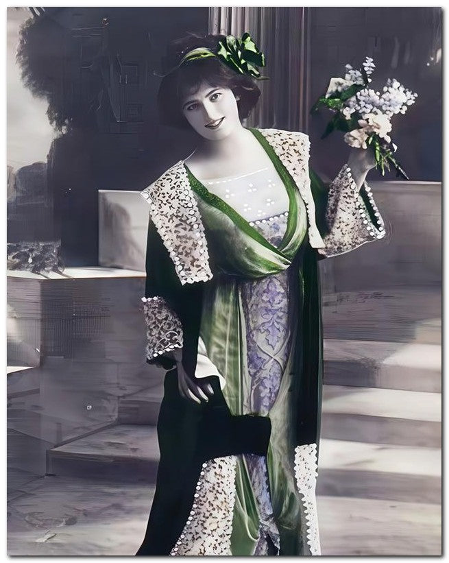 French Belle Epoque Fashion 1910 Night Out 8x10 Photo Print 23052502376