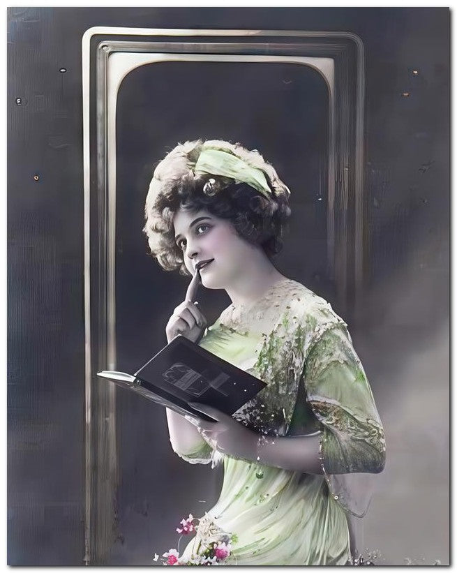 French Belle Epoque Fashion 1910 Open Book 8x10 Photo Print 23052502379