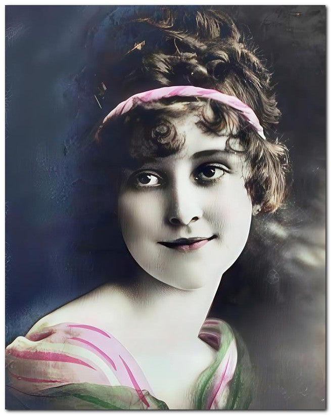 French Belle Epoque Fashion 1910 Pink Band 8x10 Photo Print 23052502420