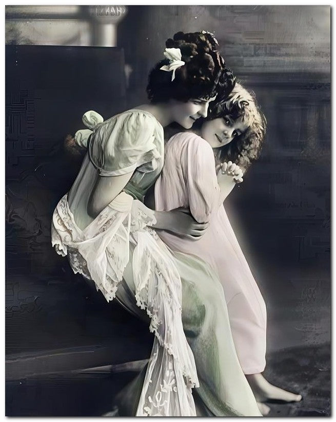 French Belle Epoque Fashion 1910 Pray Time 8x10 Photo Print 23052502439