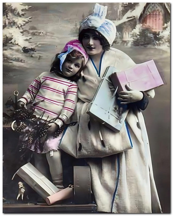 French Belle Epoque Fashion 1910 Presents 8x10 Photo Print 23052502441