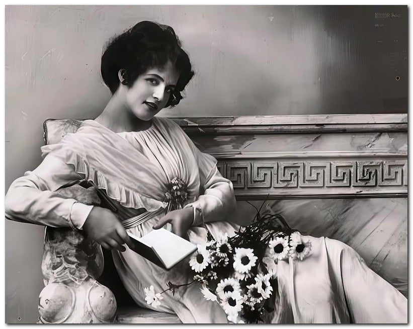 French Belle Epoque Fashion 1910 Relax Book 8x10 Photo Print 23052502477