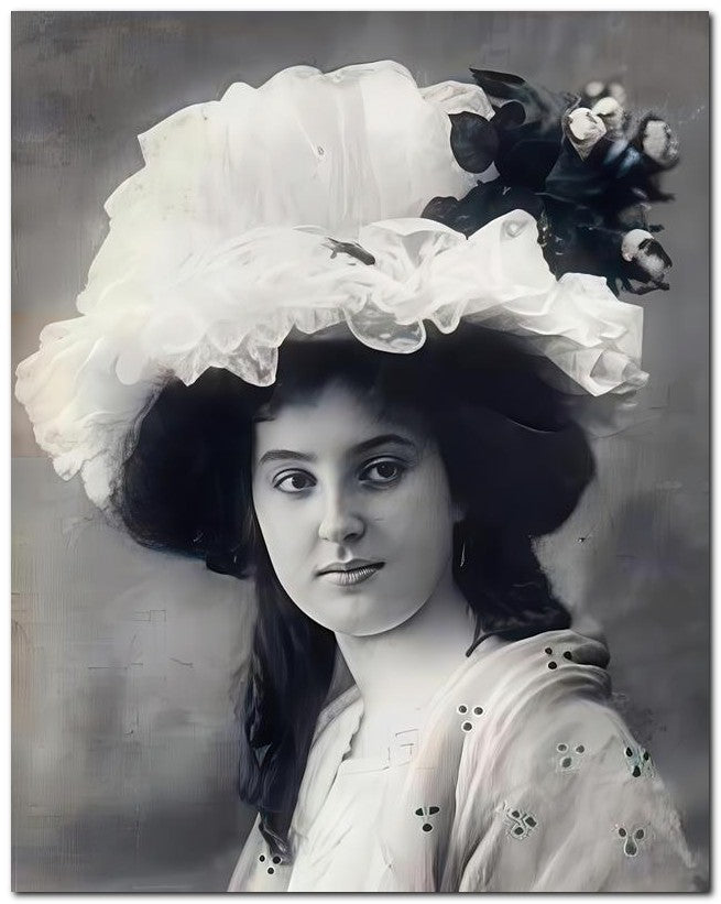 French Belle Epoque Fashion 1910 Ruffles 8x10 Photo Print 23052502501