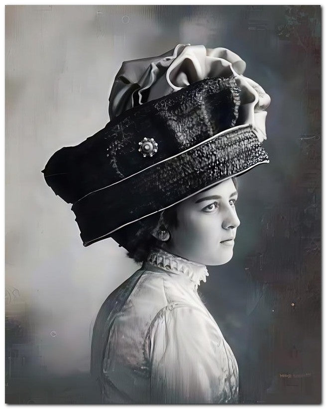 French Belle Epoque Fashion 1910 Smart Hat 8x10 Photo Print 23052502525