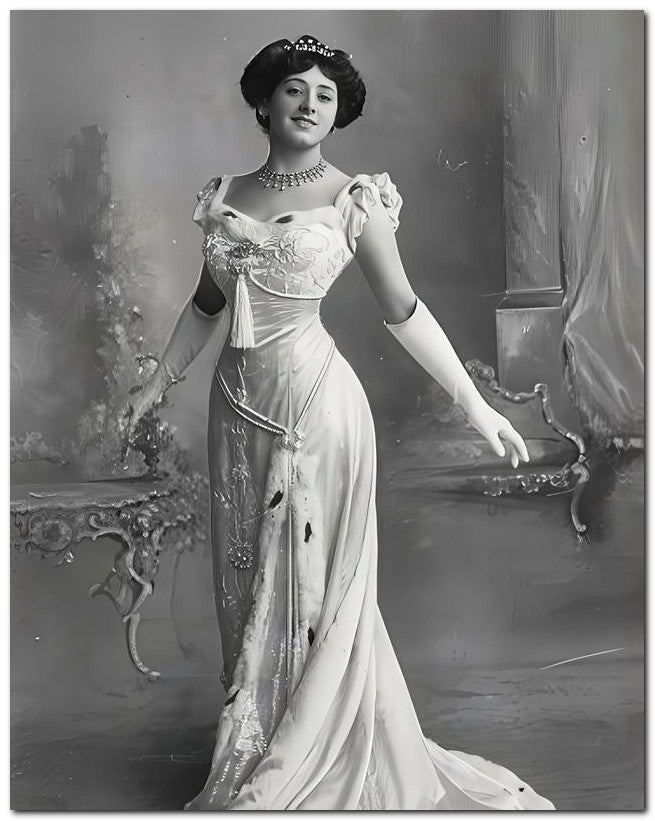 French Belle Epoque Fashion 1910 Socialite 8x10 Photo Print 23052502531