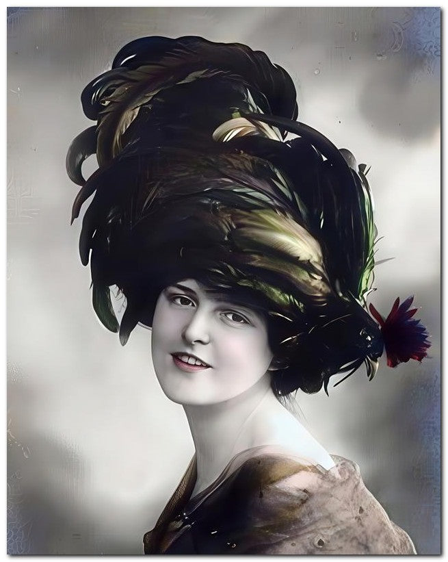 French Belle Epoque Fashion 1910 Stall Hat 8x10 Photo Print 23052502536