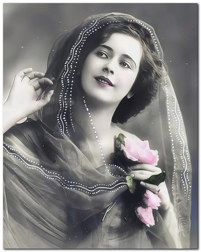 French Belle Epoque Fashion 1910 Super Pretty 8x10 Photo Print 23052502544