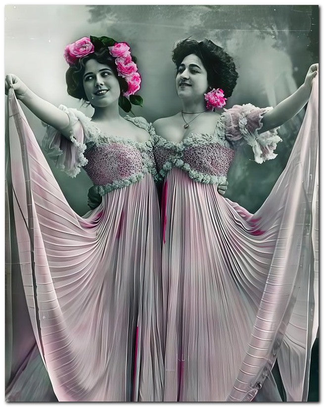 French Belle Epoque Fashion 1910 Waltz 8x10 Photo Print 23052502578