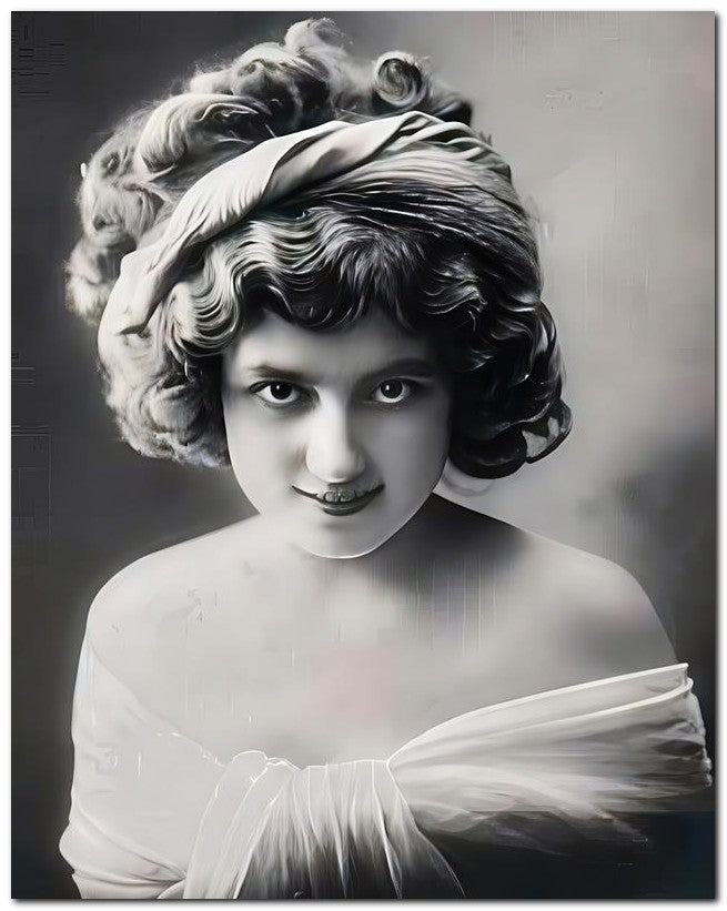 French Belle Epoque Fashion 1910 Wavy 8x10 Photo Print 23052502581