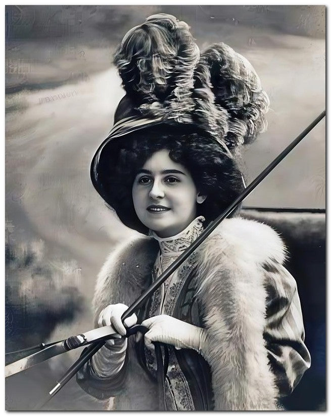 French Belle Epoque Fashion 1910 Whip Hat 8x10 Photo Print 23052502587