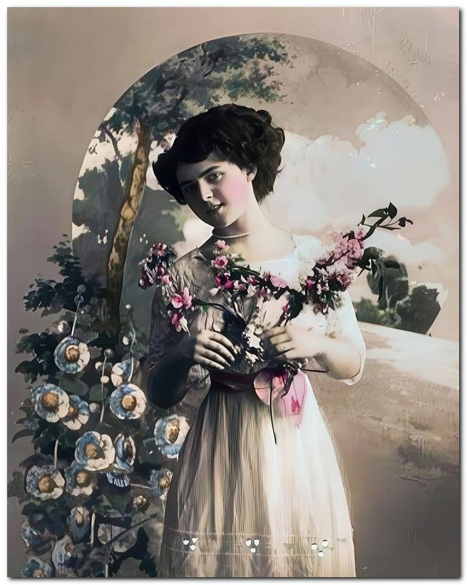 French Belle Epoque Fashion 1910 Young Beauty 8x10 Photo Print 23052502607
