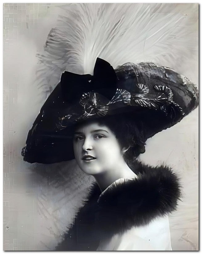 French Belle Epoque Fashion 1910 Young Lady 8x10 Photo Print 23052502609