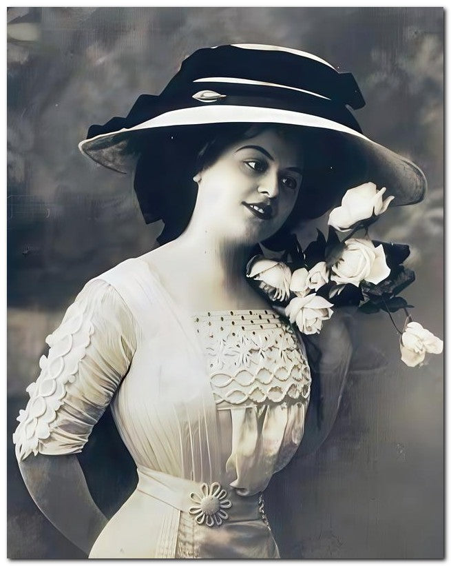 French Belle Epoque Fashion 1911 Detailed Dress 8x10 Photo Print 23052502665