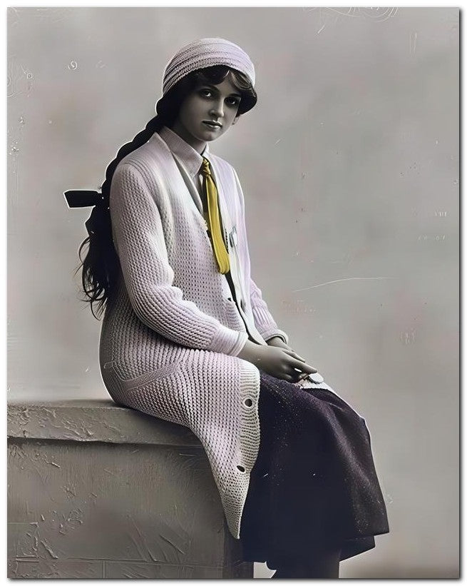 Belle Epoque Fashion 1912 Braided Sweater 8x10 Photo Print 23052502722