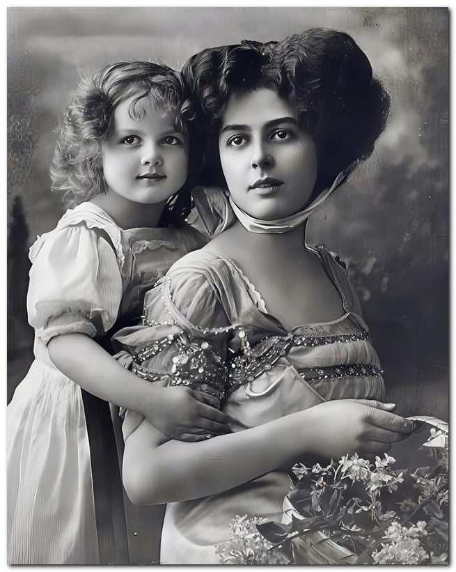 French Belle Epoque Fashion 1912 Pretty Duo 8x10 Photo Print 23052502745