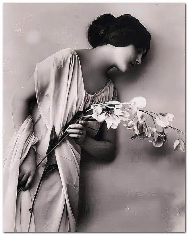 French Belle Epoque Fashion 1913 Long Lilies 8x10 Photo Print 23052502779