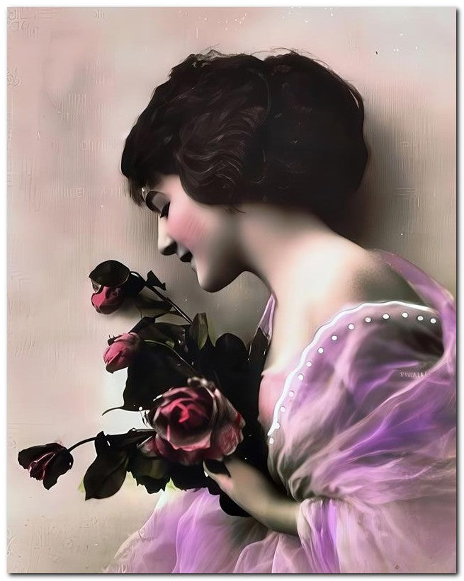 French Belle Epoque Fashion 1913 Profile Roses 8x10 Photo Print 23052502784