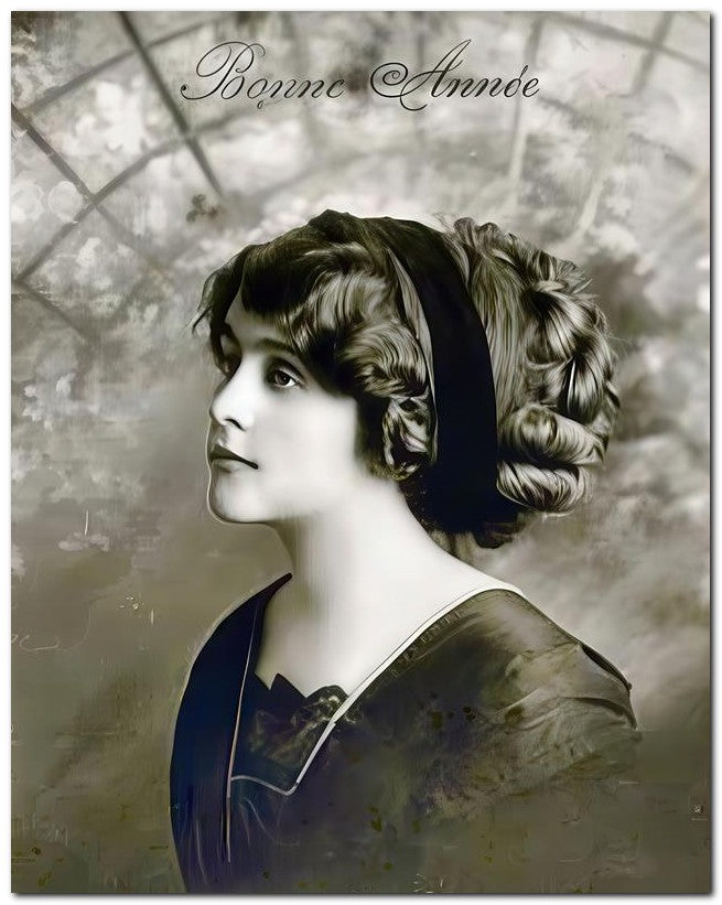 French Belle Epoque Fashion 1915 Head Of Curls 8x10 Photo Print 23052502836