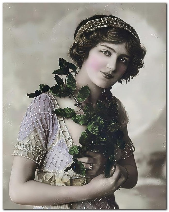 French Belle Epoque Fashion 1915 Holly Neck 8x10 Photo Print 23052502837
