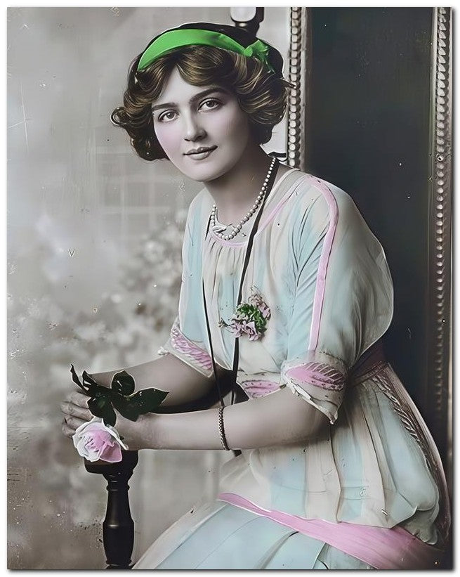 French Belle Epoque Fashion 1915 Superb Lady 8x10 Photo Print 23052502854