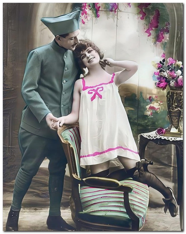 French Belle Epoque Fashion 1916 Honey Moon 8x10 Photo Print 23052502860