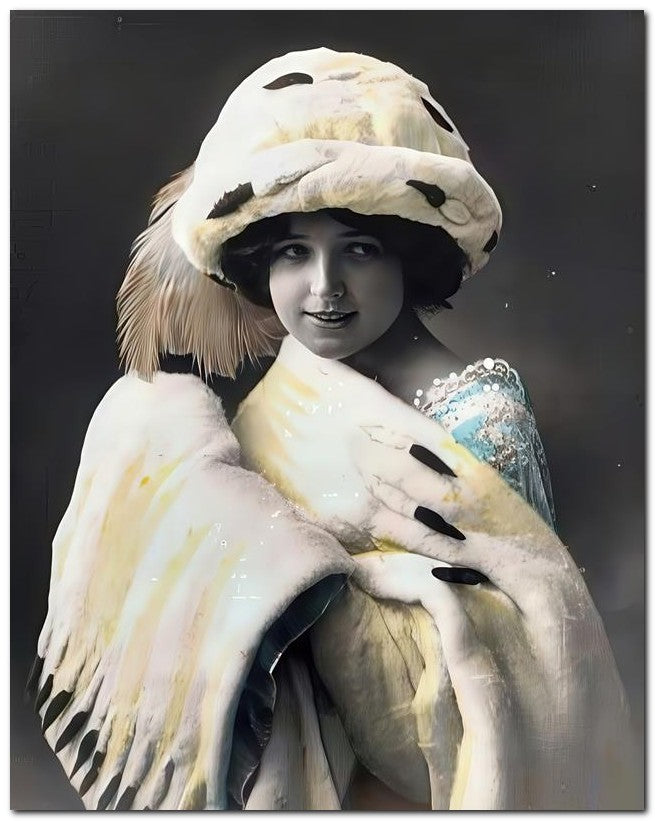 French Belle Epoque Fashion 1916 Tri-Color Hat 8x10 Photo Print 23052502865