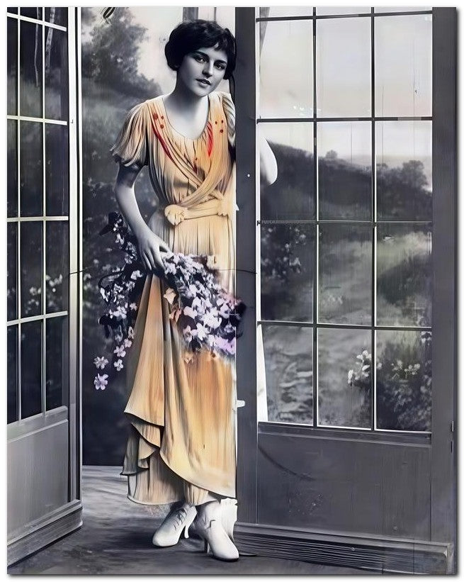 French Belle Epoque Fashion 1917 French Doors 8x10 Photo Print 23052502871