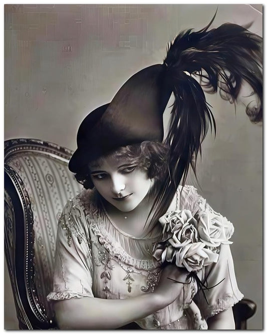 French Belle Epoque Fashion 1920 Strange Hat 8x10 Photo Print 23052502903