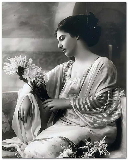 French Belle Epoque Fashion Flowing 8x10 Photo Print 23052502922