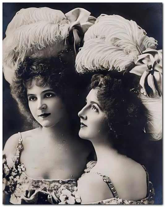 Belle Epoque Fashion Lady Mirrored Effect 8x10 Photo Print 23052502939