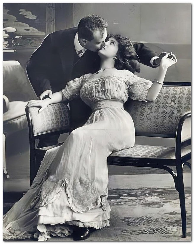 French Belle Epoque Fashion The Kiss 8x10 Photo Print 23052502953