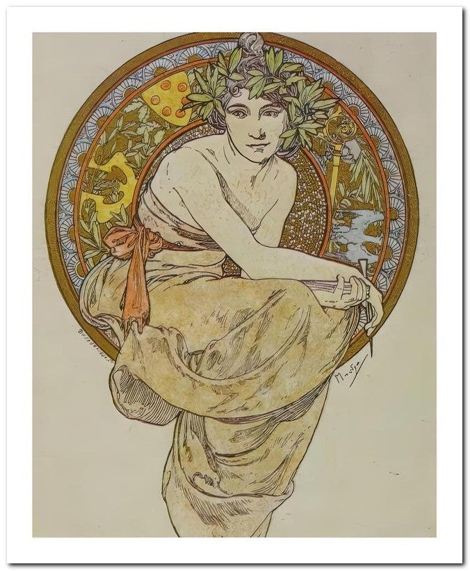 Alphonse Mucha 8x10 Fine Art Print 25032500071