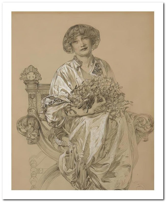 Alphonse Mucha 8x10 Fine Art Print 25032500088